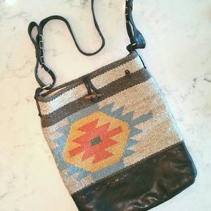 Raj tapestry messenger bag